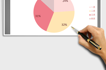 2025年浪漫粉系列之饼图
