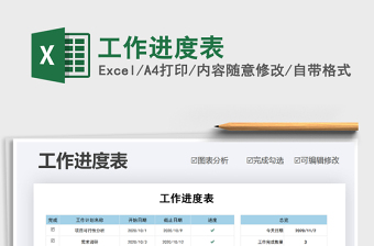 2025年工作进度表