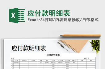 2025年应付款明细表