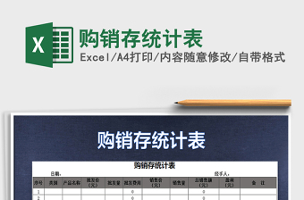 2025年购销存统计表