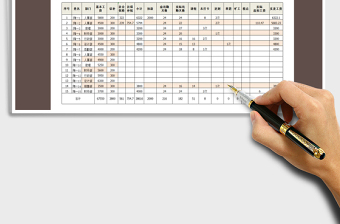 2025年工资考勤表