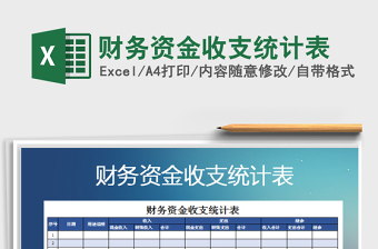 2025年财务资金收支统计表