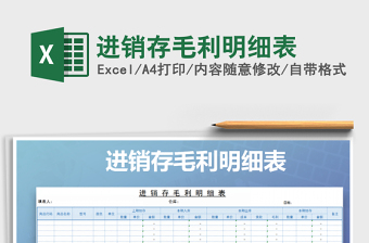2025年进销存毛利明细表
