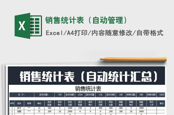 2025年销售统计表（自动管理）