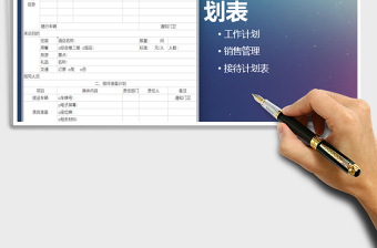 2025年销售项目接待计划表