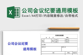 2025年公司会议纪要通用模板