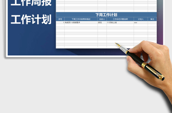 2024年工作周报工作计划