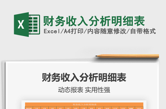 2025年财务收入分析明细表