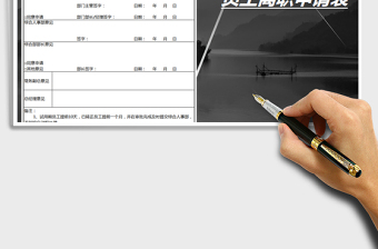 2025年员工离职申请、交接表