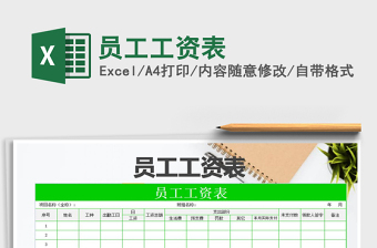 2025年员工工资表