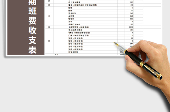 2025年新学期班费收支明细表