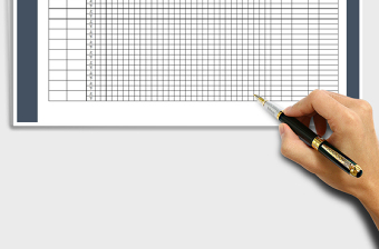 2025年实用大方考勤表