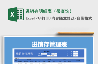 2025年进销存明细表（带查询）