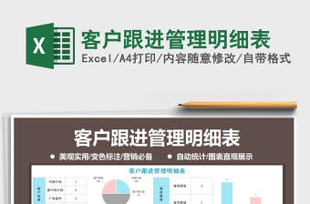 2025年客户跟进管理明细表