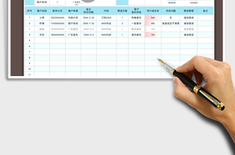 2025年客户跟进管理明细表