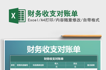 2025年财务收支对账单