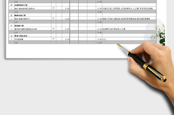 2025年家居装修工程预算表(样本)