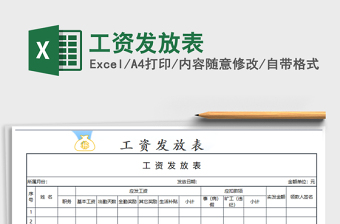 2025年工资发放表