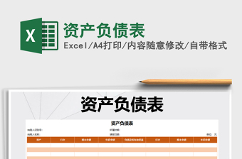 2025年资产负债表