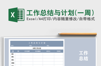 2025年工作总结与计划(一周）免费下载