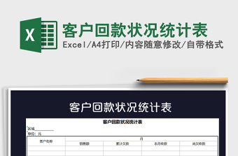 2025年客户回款状况统计表