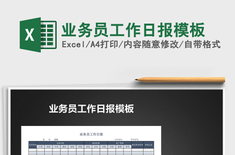 2025年业务员工作日报模板
