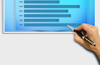 2025年条形图通用图表模板