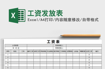 2025年工资发放表