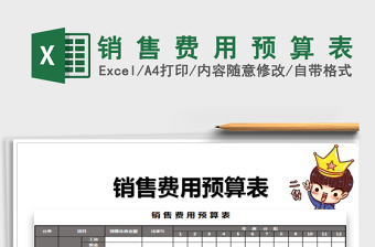 2025年销 售 费 用 预 算 表