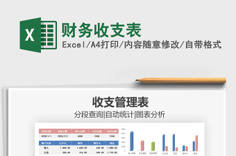 2025年财务收支表