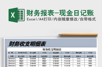 2025年财务报表-现金日记账