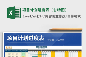 2025年项目计划进度表（甘特图）