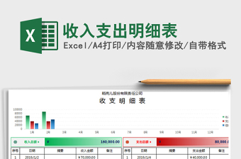 2025年收入支出明细表