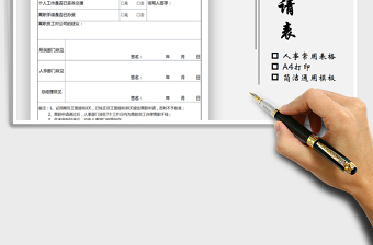 2025年员工离职申请表