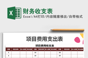 2025年财务收支表