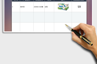 2025年商品报价表销售报表