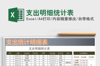 2025年支出明细统计表