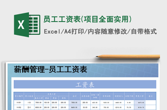2025年员工工资表(项目全面实用)