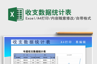 2025年收支数据统计表