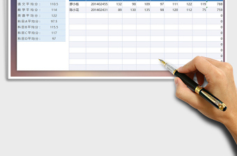 2025年学生成绩表