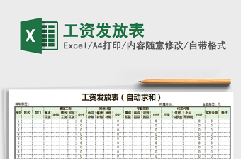 2025年工资发放表
