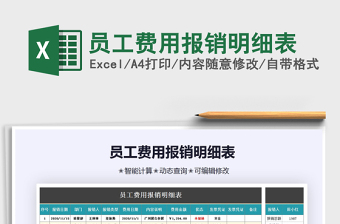 2025年员工费用报销明细表
