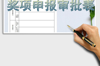 2025年公司年度奖项申报审批表