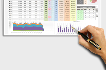 2024年月度考核成绩统计及绩效工资计算（全自动灵活设置）