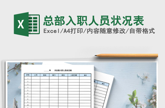 2025年总部入职人员状况表