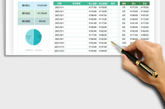 2025年收支明细表-按月统计