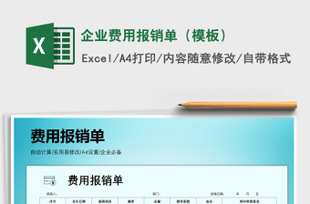2025年企业费用报销单（模板）