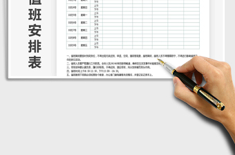 2025年校园假期值班安排表