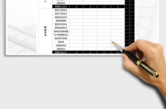 2025年财务预算收支报表