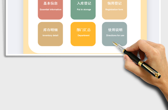 2025年年度物资入库领用登记表